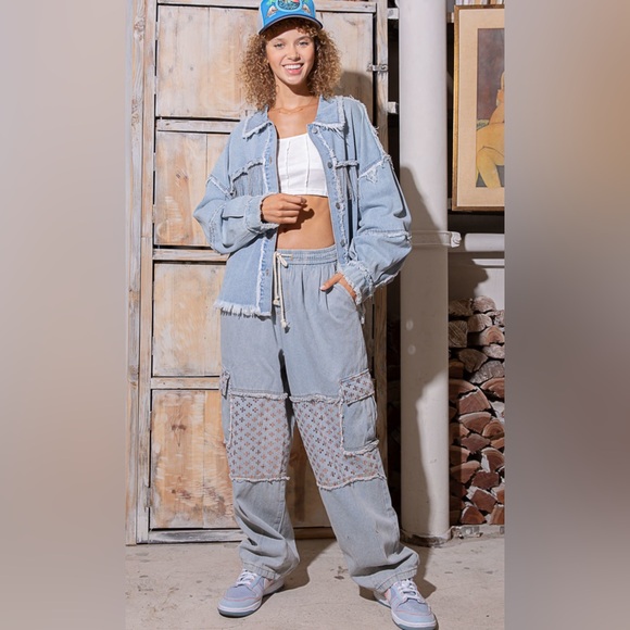POL Oversized denim pants - Picture 3 of 5